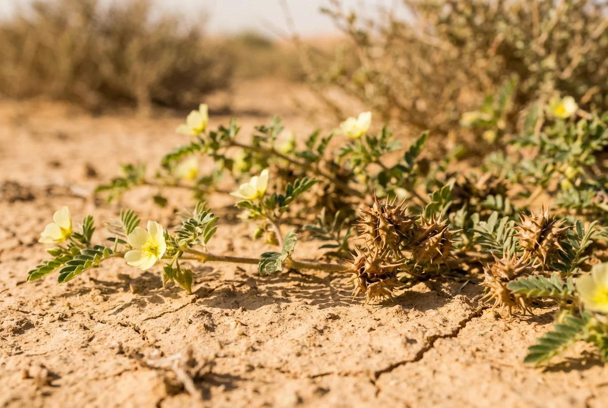 Tribulus terrestris plant photograph
