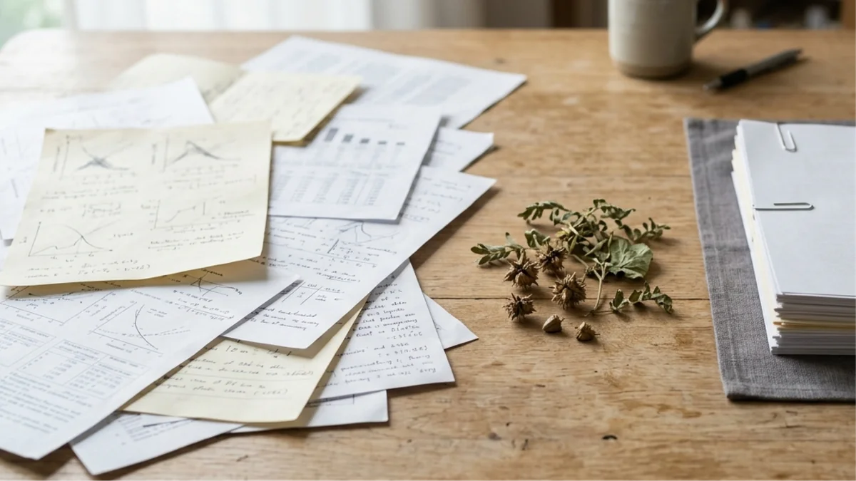 Summary table of human clinical trials on tribulus